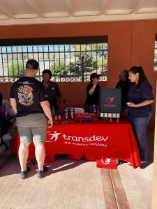 DAD attendees at the Transdev table